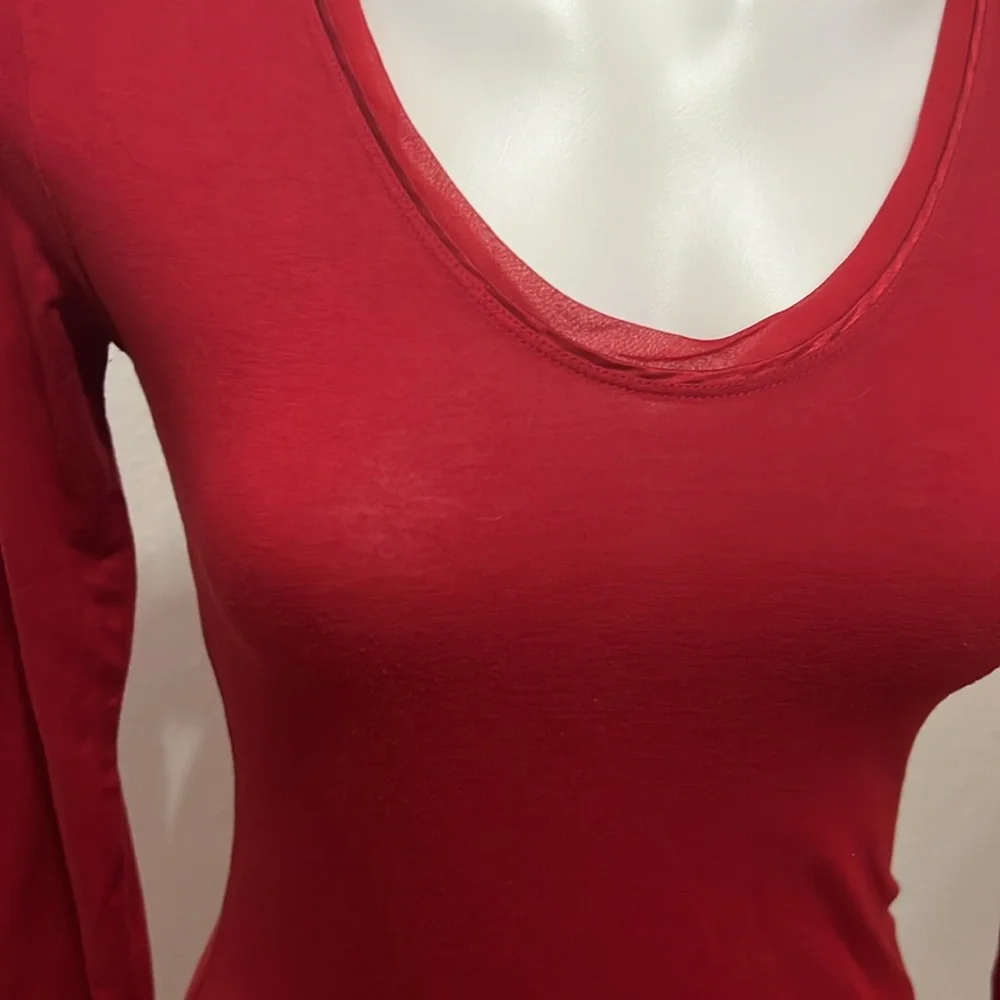Banana republic Red T-shirt Sz XS